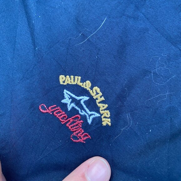 Vintage 90s Paul & Shark Yaughting Jacket Large Blue - Picture 10 of 14